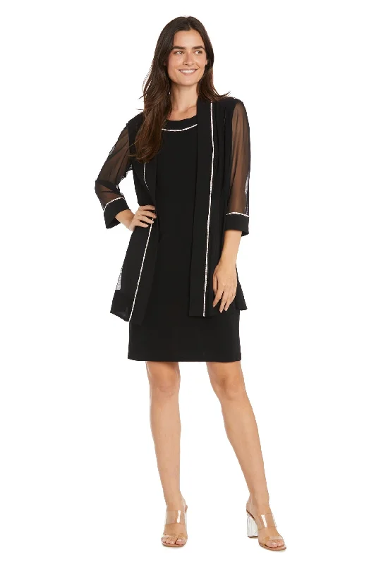 R&M Richards 3054 Short Mother of the Bride Jacket Dress