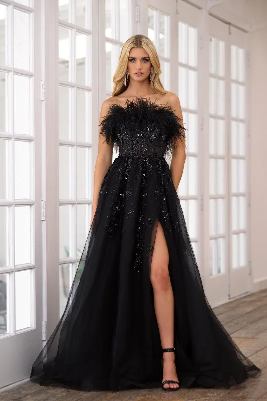 Luxury Satin Gown Ava Presley Dress 39232