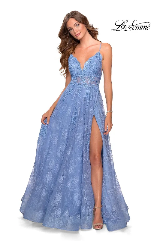 Modest Chiffon Dress La Femme 28386 Dress