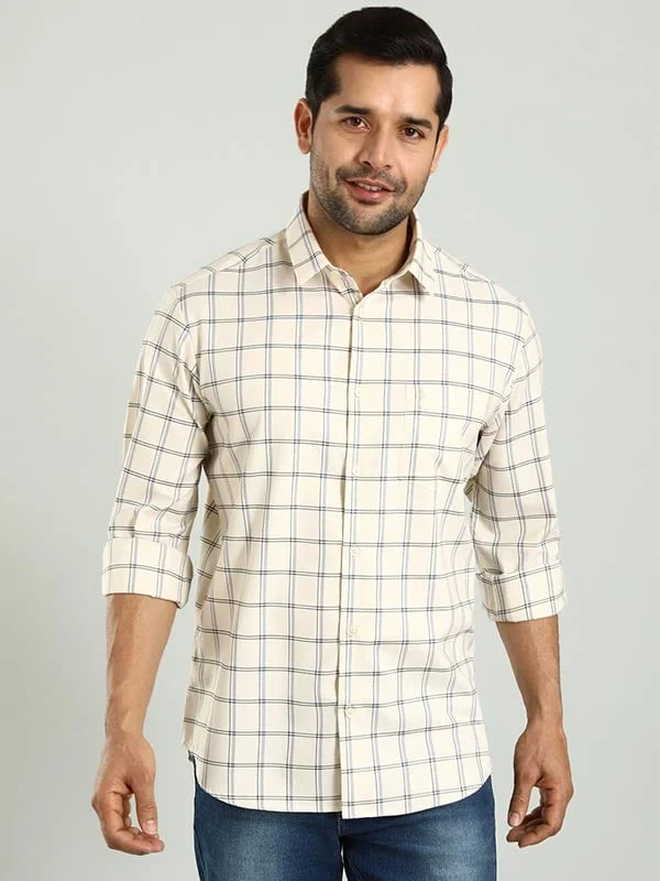 Men Checked Full Sleeve Cotton Shirt