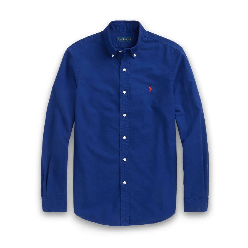 Polo Ralph Lauren - Slim Fit Long Sleeve Sport Shirt in Blue