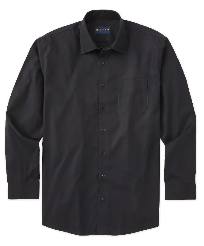 Wilkes & Riley Poplin Spread Collar Dress Shirt