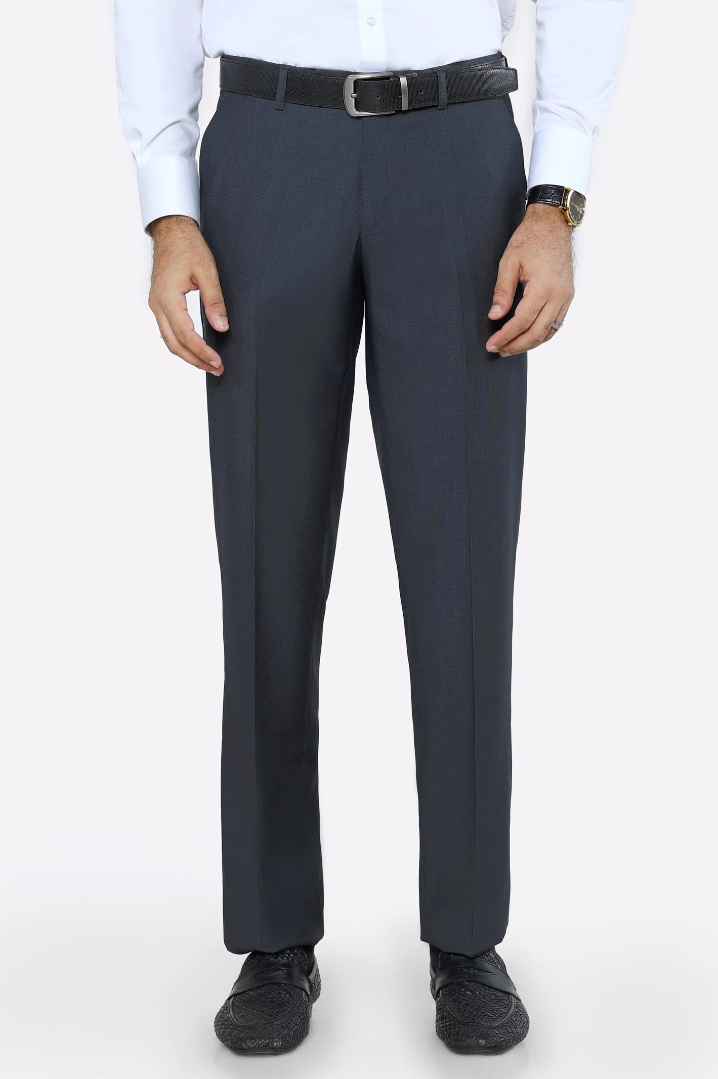 Dark Grey Smart Fit Formal Trouser